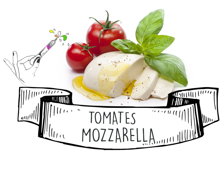 Cuisine et Recettes aux Huiles Essentielles : Salade Tomates - Mozzarella